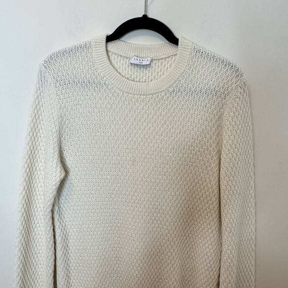 Sandro Cream Knit Sweater Size L - Picture 3 of 8